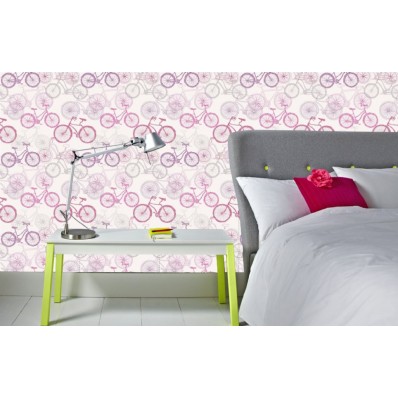 Rasch Bikes in White and Pink 280814