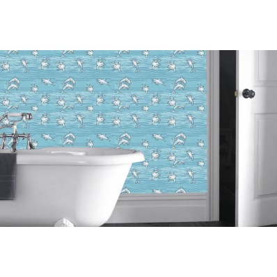 P+S International Dolphin Blue Bathroom 18077-20