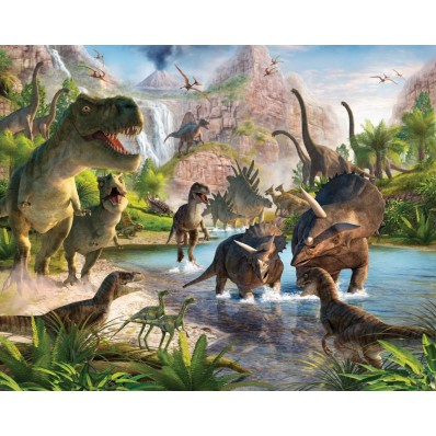 Walltastic Dinosaur Land Wallpaper Mural