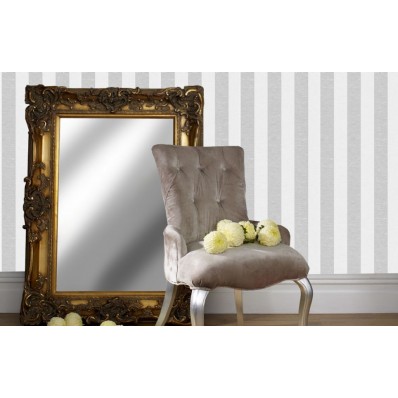Fine Decor Torino Grey Stripe Wallpaper FD40192