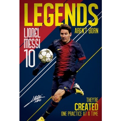 1Wall 2 piece mural Lionel Messi footballer Messi-
