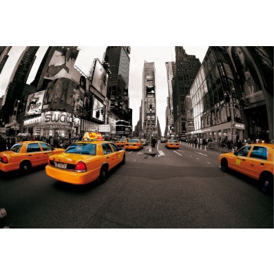 1Wall New York Taxi Wallpaper Mural Newyork-024