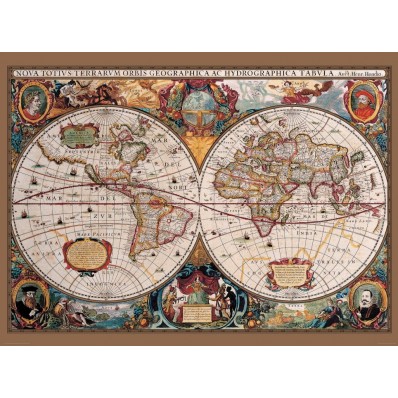 1Wall Geographical Atlas World Map Wall Mural