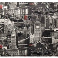 Muriva london city scene wallpaper