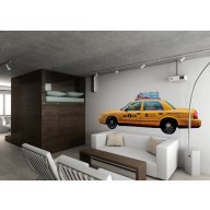 1Wall New York Taxi Large Wall Sticker Decal