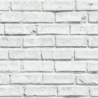 Arthouse VIP White Brick Wallpaper 623004