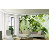 JUNGLE GREEN PLANT WALL MURAL DW-DT5060