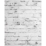 AS Creation distressed brick effect black & white