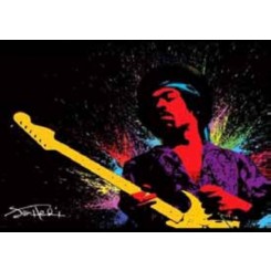 1Wall Jimmy Hendrix 2 Piece Wall Mural