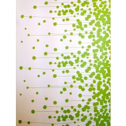 Caselio Green & White Wallpaper 5759 72 12