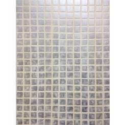 Whitewell Cushioned Silver Mosaic Effect Wallpaper