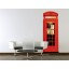 1Wall London Red Phone Box Wall Sticker Decal