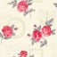 Fine Decor Venitia Red Rose Caligraphy Wallpaper F