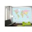 1Wall World Map Wallpaper Mural Map-L-001