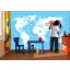 1Wall Colour In Map Wallpaper Wall Mural